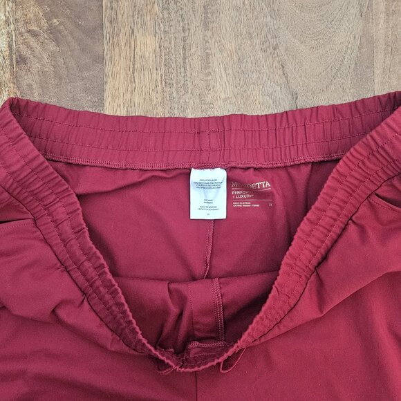 Mondetta Jogger Pants Womens 2X Brick Red Cargo Pockets - Picture 6 of 7